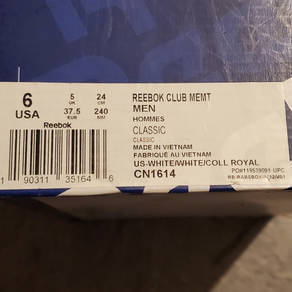 Mens Reebok
